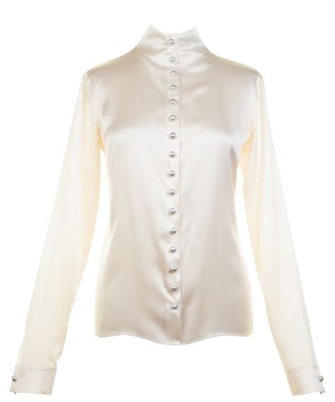 chanel white tank|chanel silk blouses.